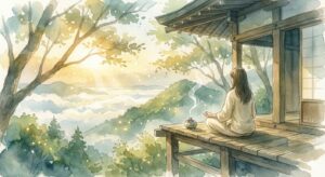 徒然草第十七段イメージ図